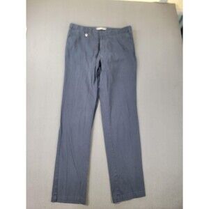 Hugo Boss BOSS Pants Mens‎ 34R Navy Stretch Cotton Chino Flat Front Dress Casual